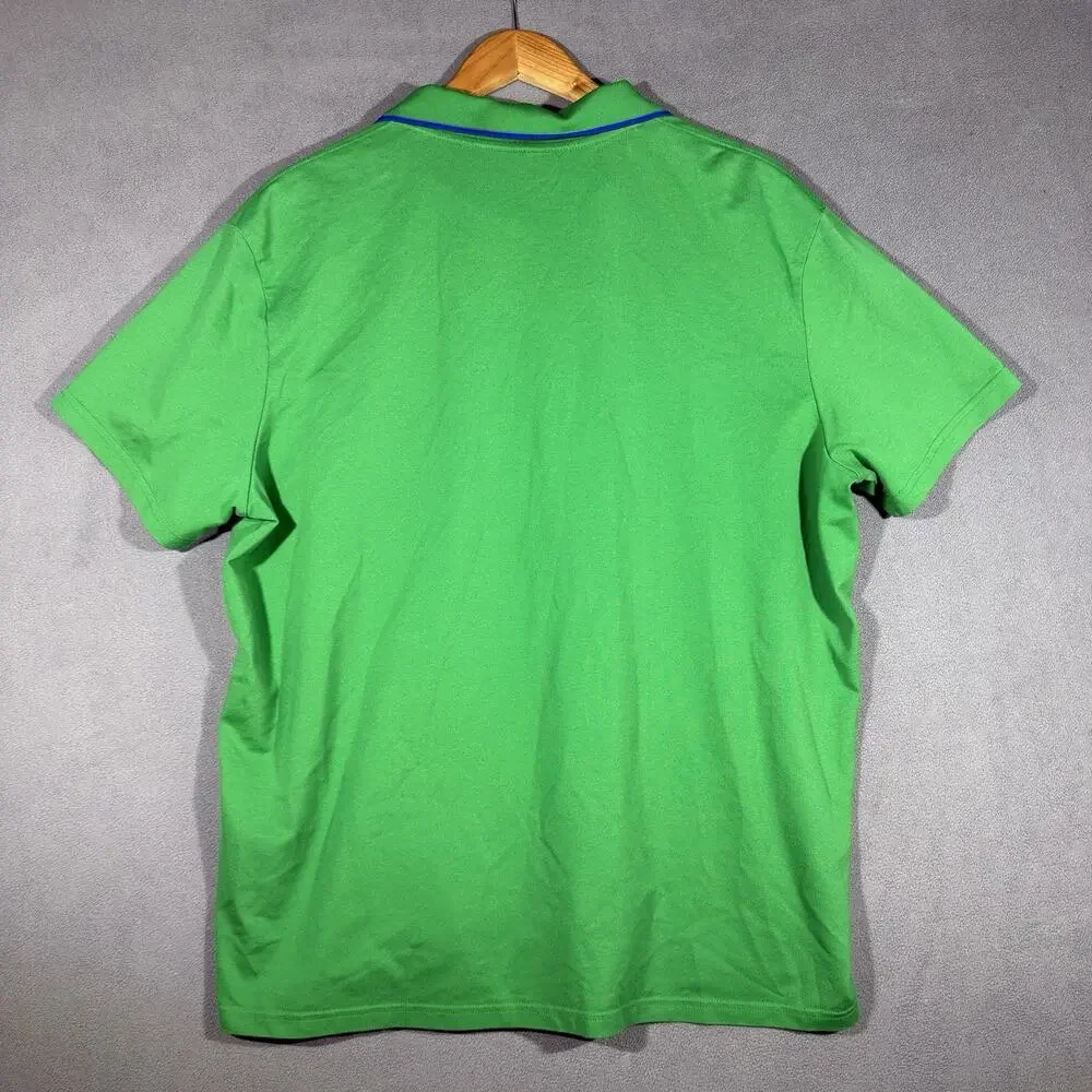 Polo Ralph Lauren Performance Big Pony Polo Shirt Crest Mens 2XL Green Italia